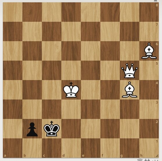 8/8/7B/6Q1/3K2B1/8/1pk5/8