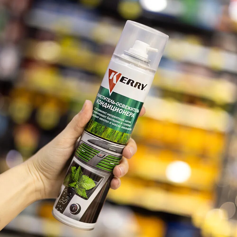 Очиститель-освежитель кондиционера для авто 400 мл KERRY, арт. арт. KR-916