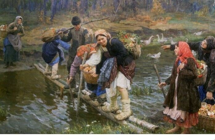 Сычков Федот Васильевич (1870-1958). Трудный переход.