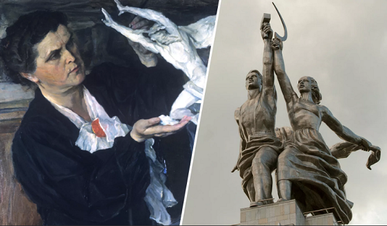 Вера Мухина, создавшая из металла символ государства, начинала с пошива одежды.