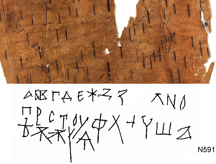 https://upload.wikimedia.org/wikipedia/commons/1/16/Birch_bark_alphabet_of_Novgorod.jpg