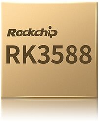 Чипы процессоров Rockchip RK3588 на архитектуре серий ARM Cortex A