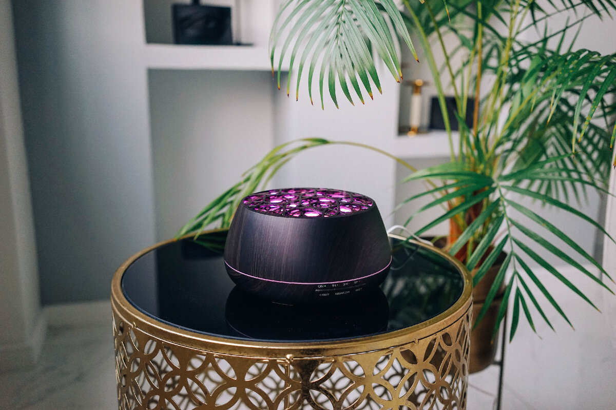 Ультразвуковой аромадиффузор - Bluetooth колонка Plato Wenge