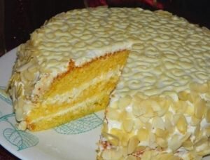 Торт приготовленный в микроволновке