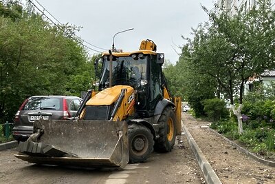    Комплексное благоустройство дворовой территории на Комсомольской 10А в Щелкове ©Евгения Корытько Фото
