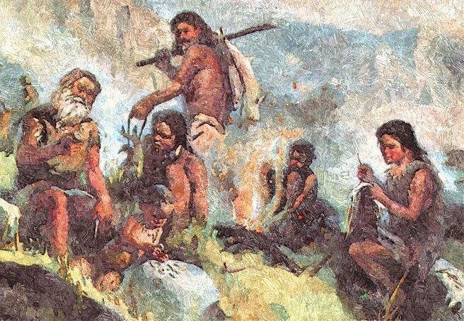      Ближе к концу Среднего палеолита, Человек прямоходящий стал практически похож на Кроманьонца и находился "в двух шагах" от современного облика.