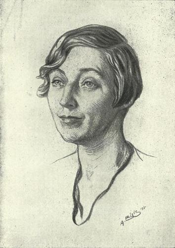  Портрет, М. И. Цветаевой. Автор А. Билис.