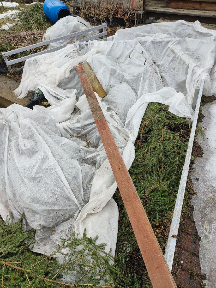 Укрывной и лапник