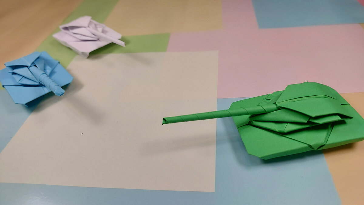 Какие танки можно сделать из бумаги и картона