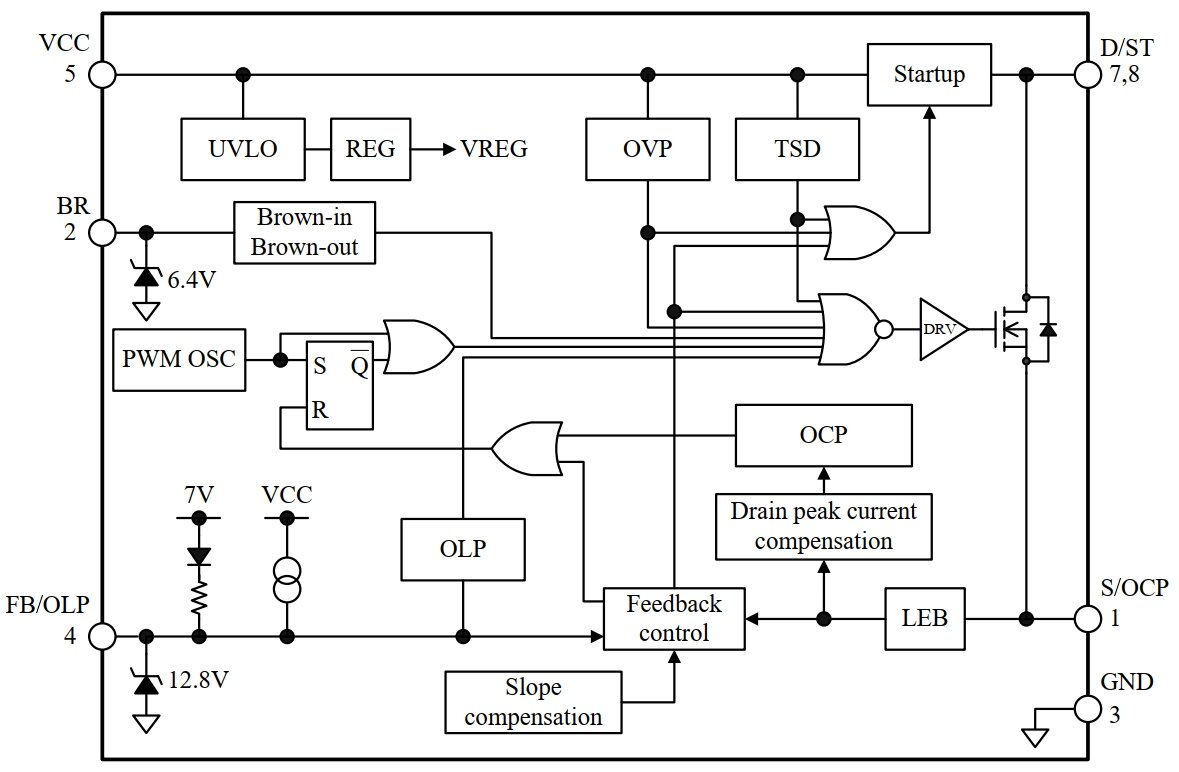 Str a6059h схема включения