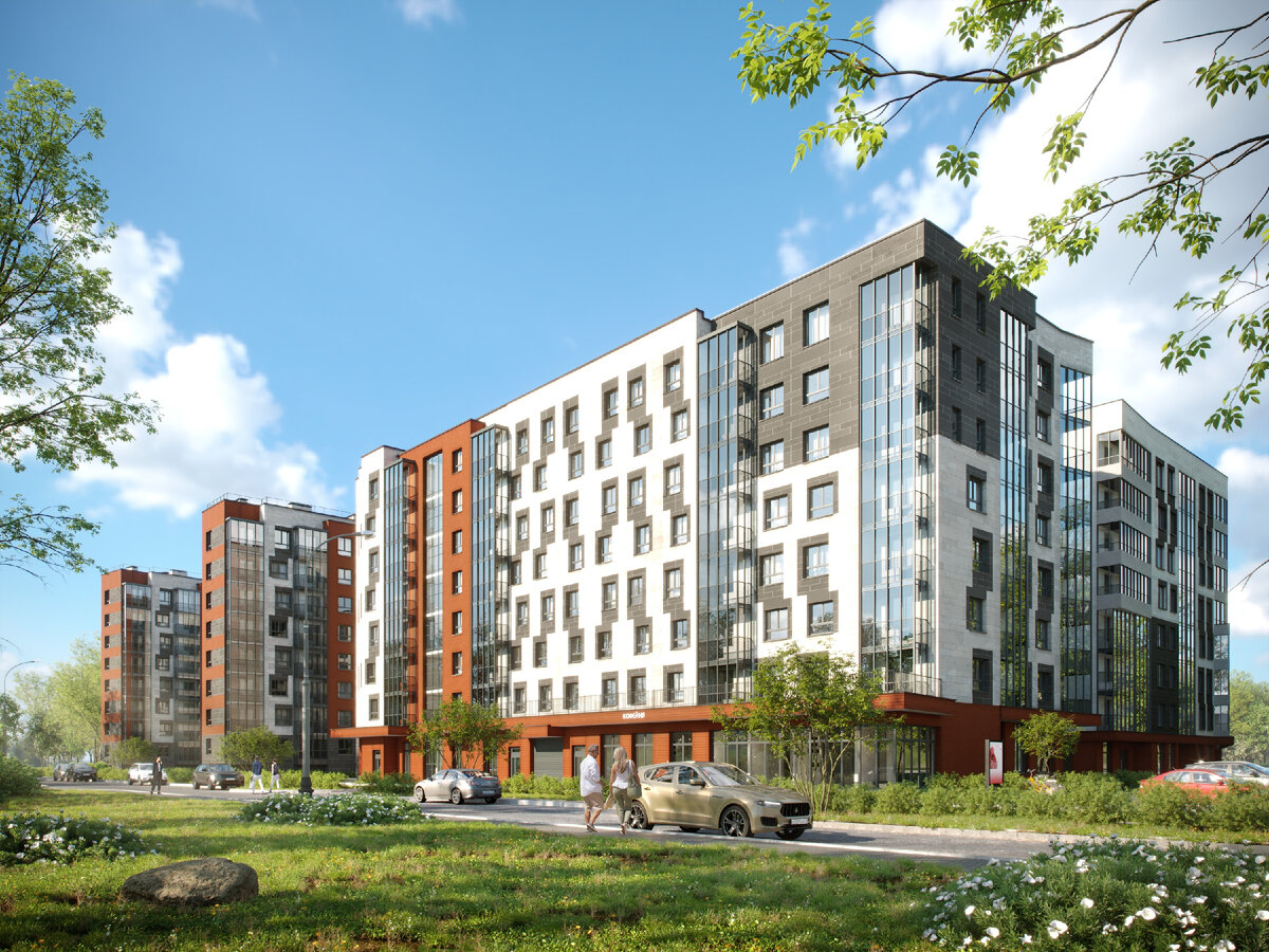 Новые корпуса ЖК «Аквилон Reka».