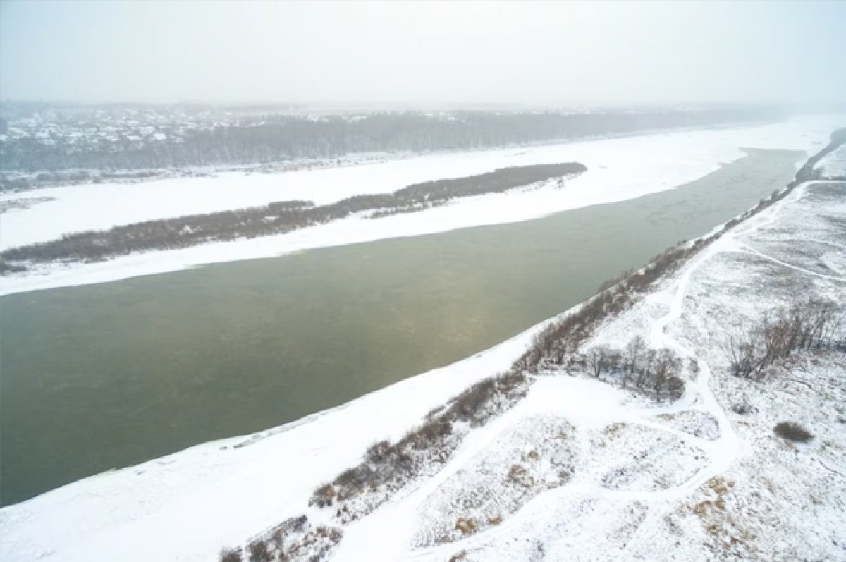    В черте Рязани уровень воды в реке Оке пoднялся на 7 см 27 марта