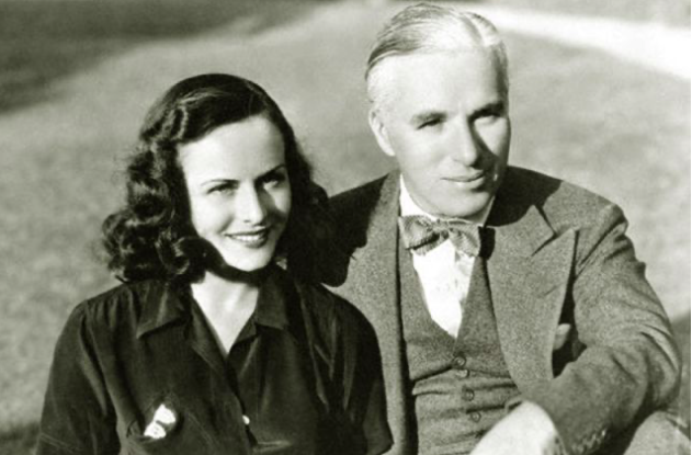 Полетт Годдар и Чарли Чаплин. 1938 год, источник Яндекс картинки