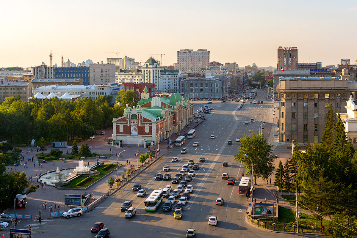 Часовня на площади Ленина Новосибирск