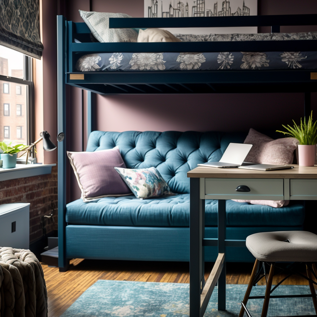 Стандартная кровать с диваном