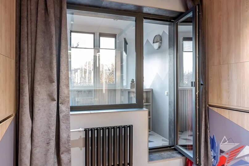 Балконная дверь и окно