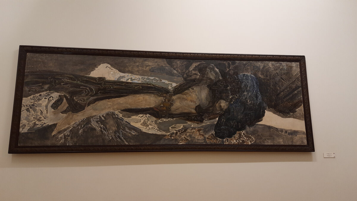 Еще Врубель. Здесь - Летящий Демон, 1899 год