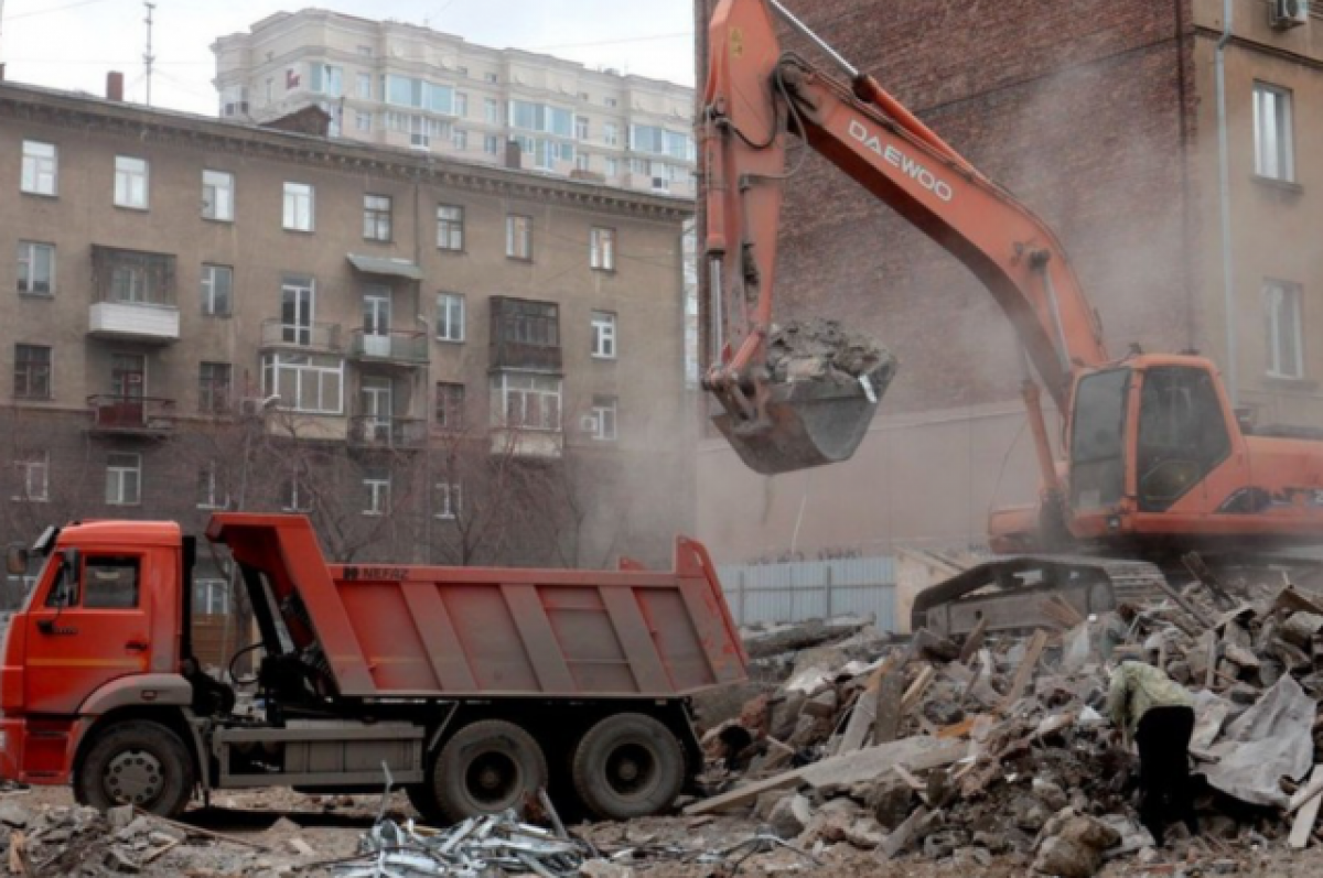    В Новосибирске снесли дом основоположника космонавтики Кондратюка