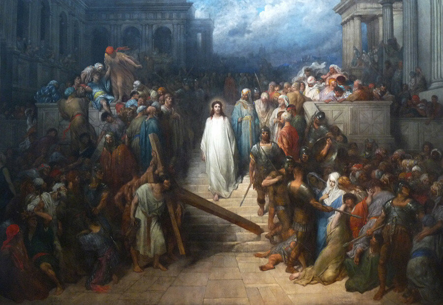Христос, покидающий преторий, Гюстав Доре, 1867-72гг.