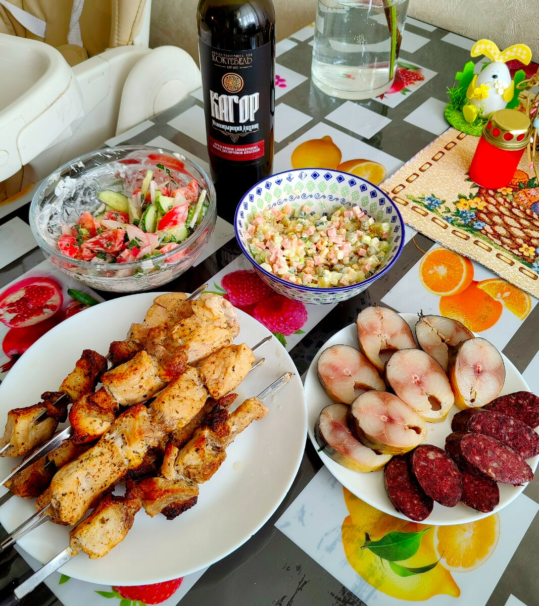 Ещё пюре на гарнир было