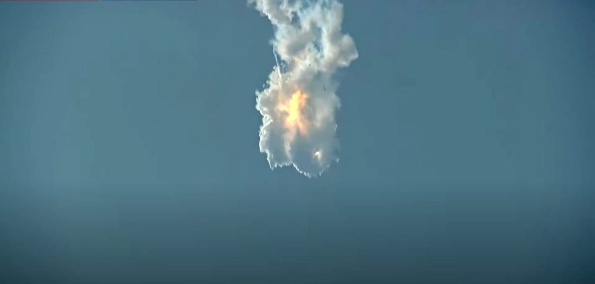 Взрыв Starship