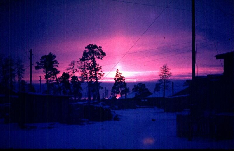 Закат в Кысыл-Сыре