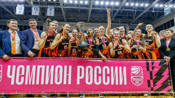    Баскетбольный клуб УГМК стал чемпионом России в 16-й раз Пётр Сергеев