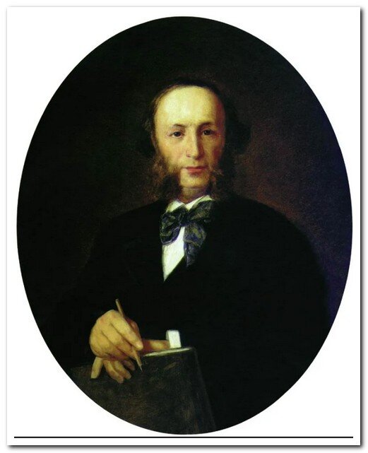И.Н.Крамской. Портрет художника И.К.Айвазовского. Государственный Русский музей.