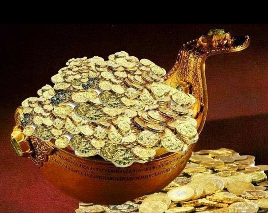 Достатка много. Золото богатство. Изобилие и богатство. Деньги золото богатство. Чаша с деньгами.