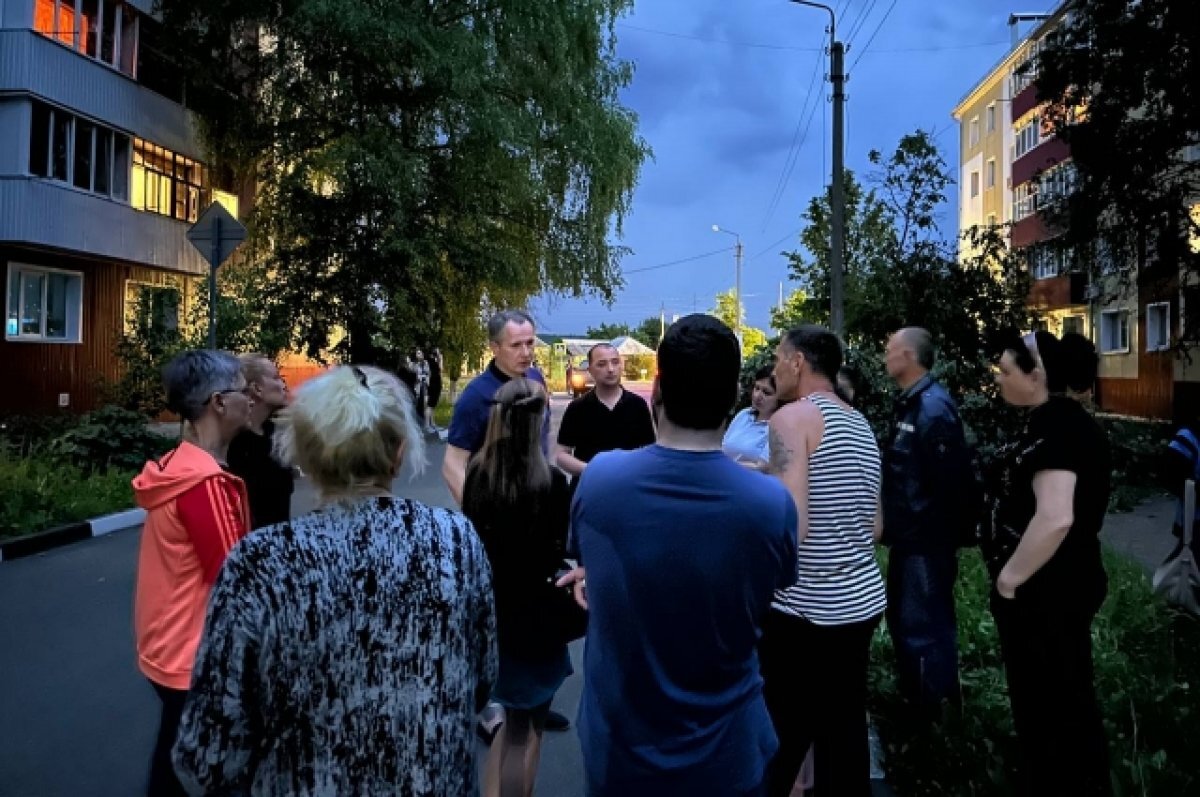    Белгородский губернатор попал под обстрел в Шебекино