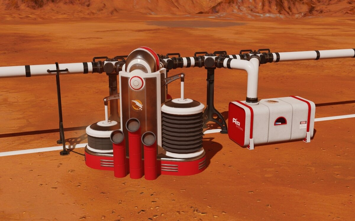"MOXIE" в симуляторе "Surviving Mars".
