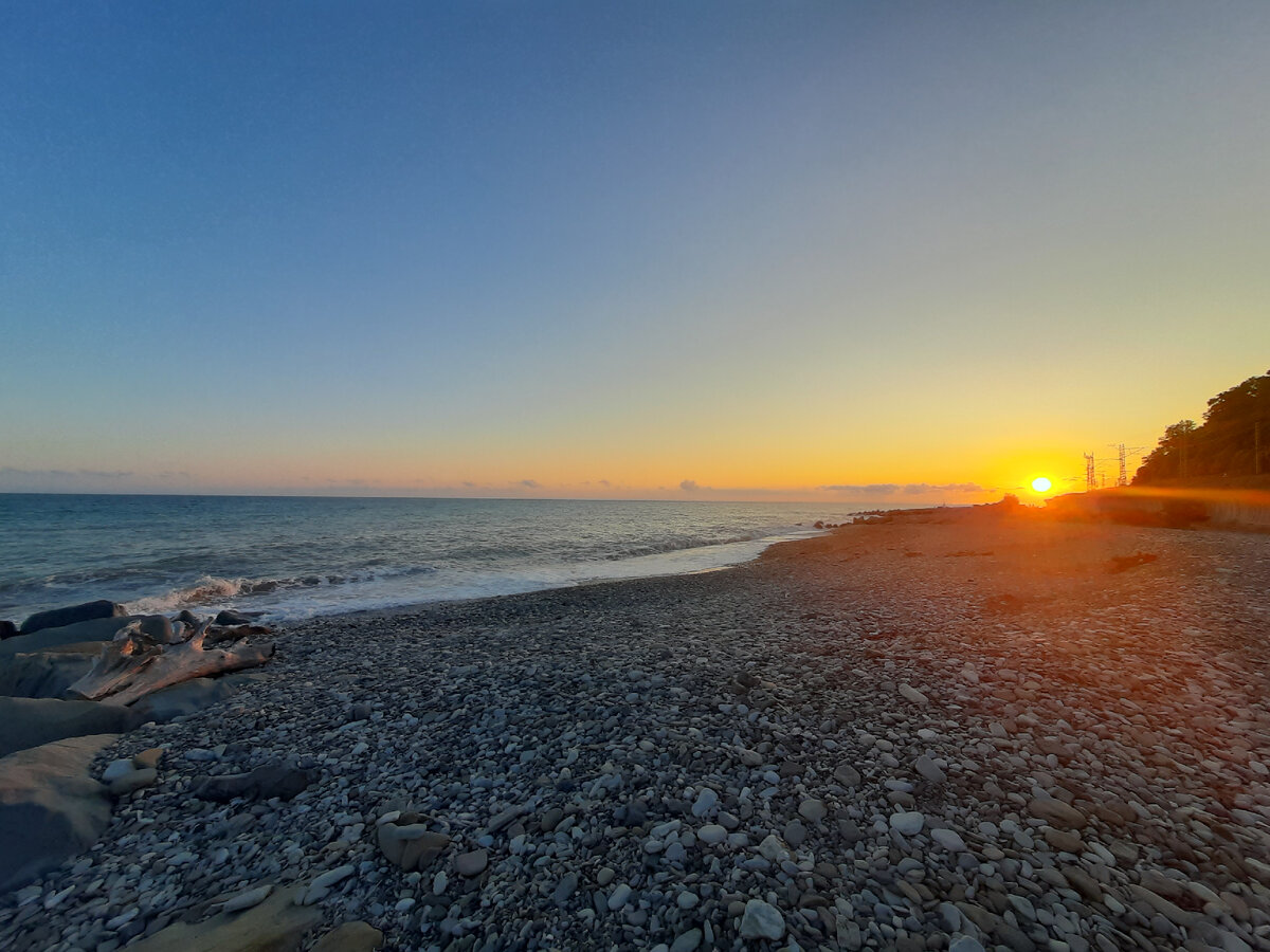 Закат в Аше. Фото автора