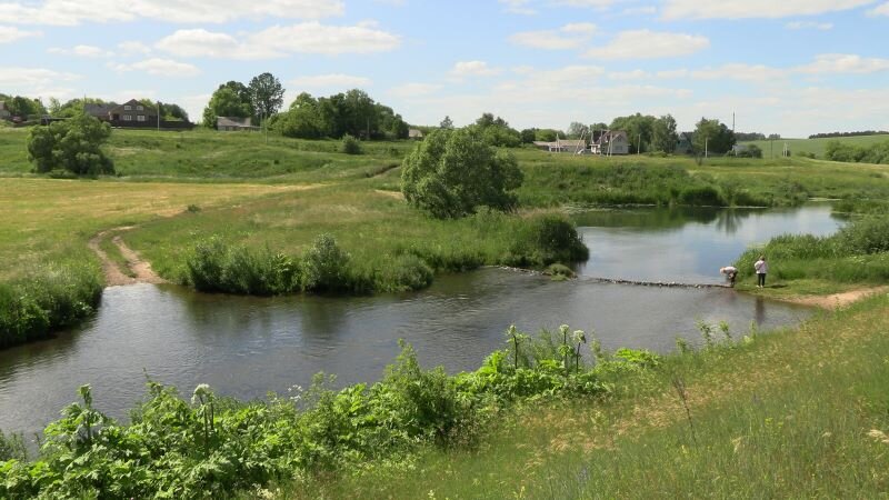 Брод в Барановке на реке Вязовке