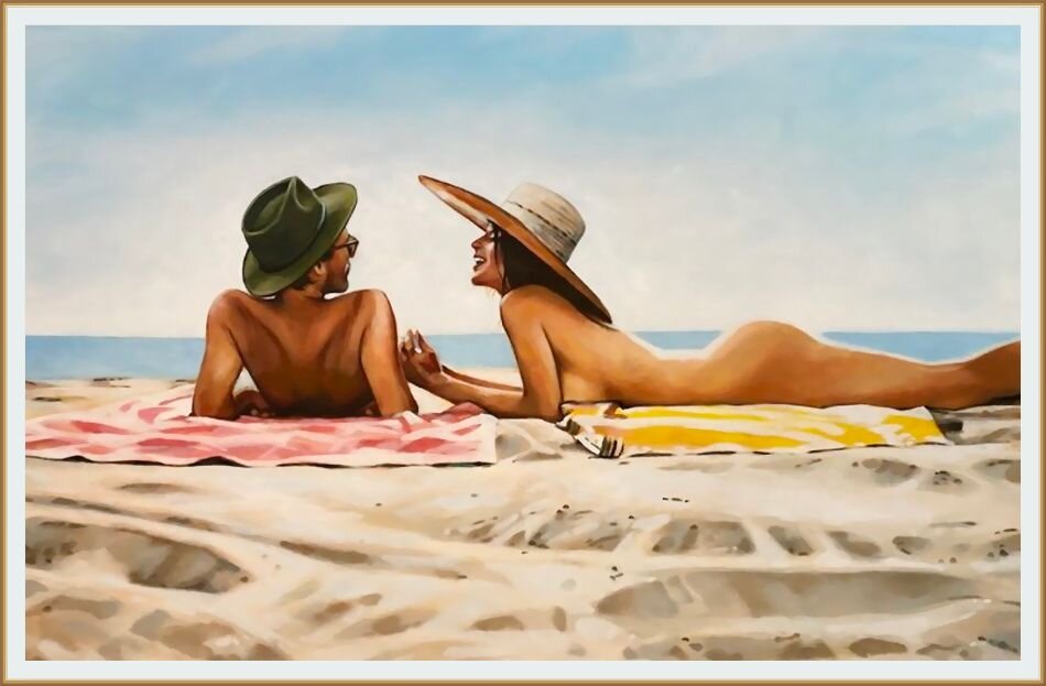 © Томас Салиот  / Thomas Saliot; / род. 1968 / "Пляжные любовники"