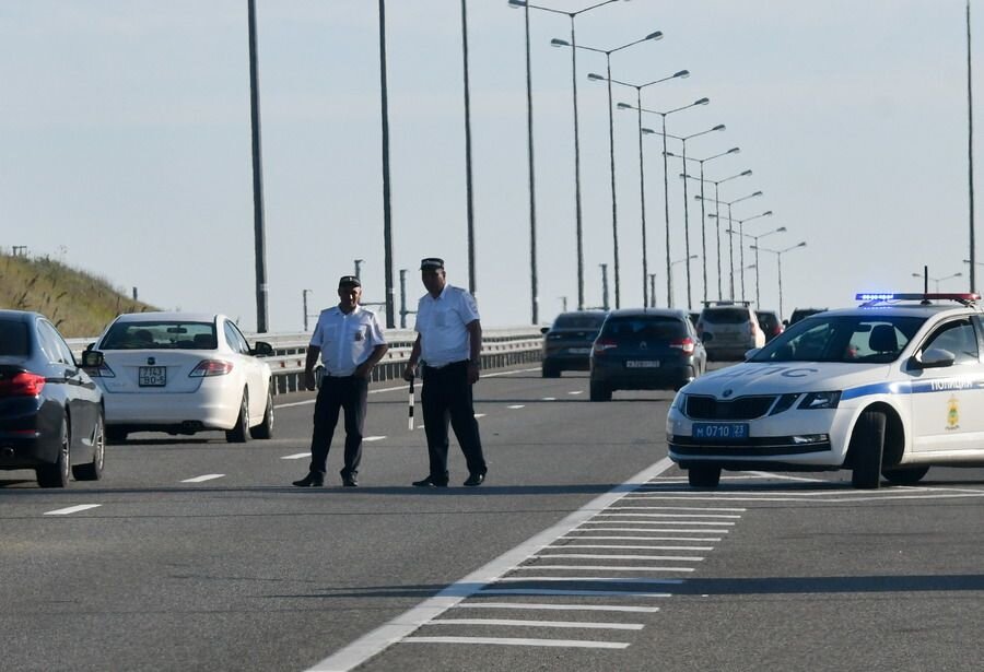 Крымский мост пробки сейчас онлайн карта