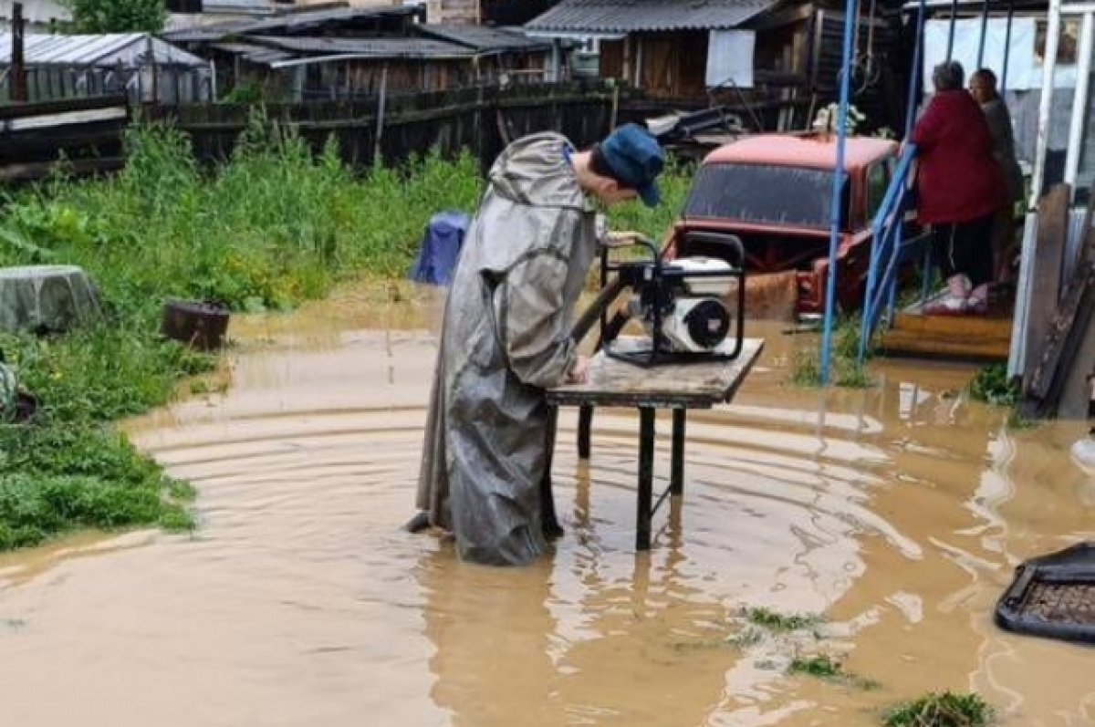    Началась эвакуация жителей Байкальска из-за паводка