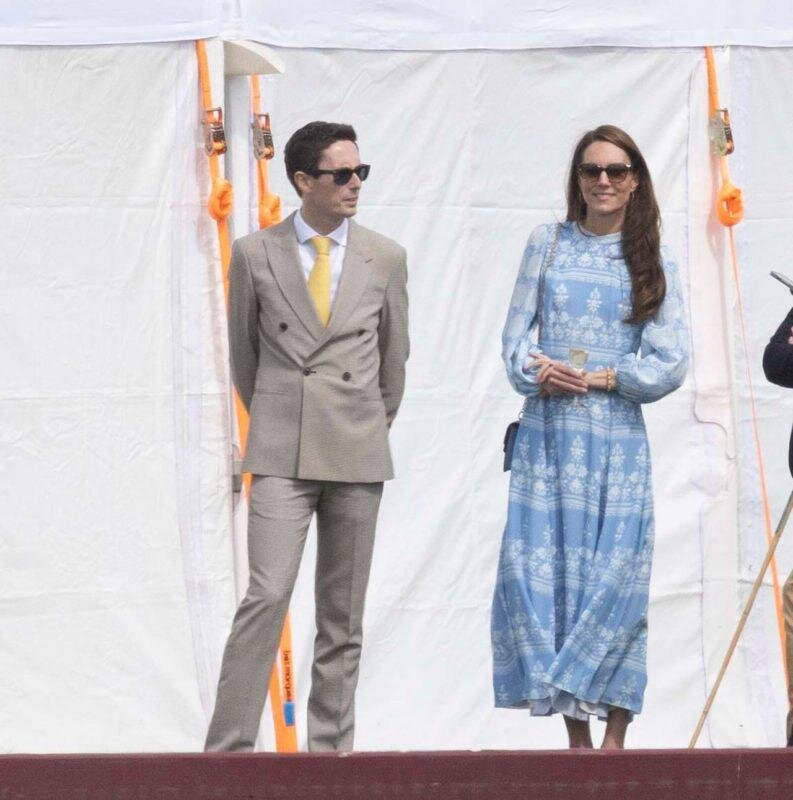 Кейт Миддлтон на игре в поло. Фотография взята из открытых источников.  📷
