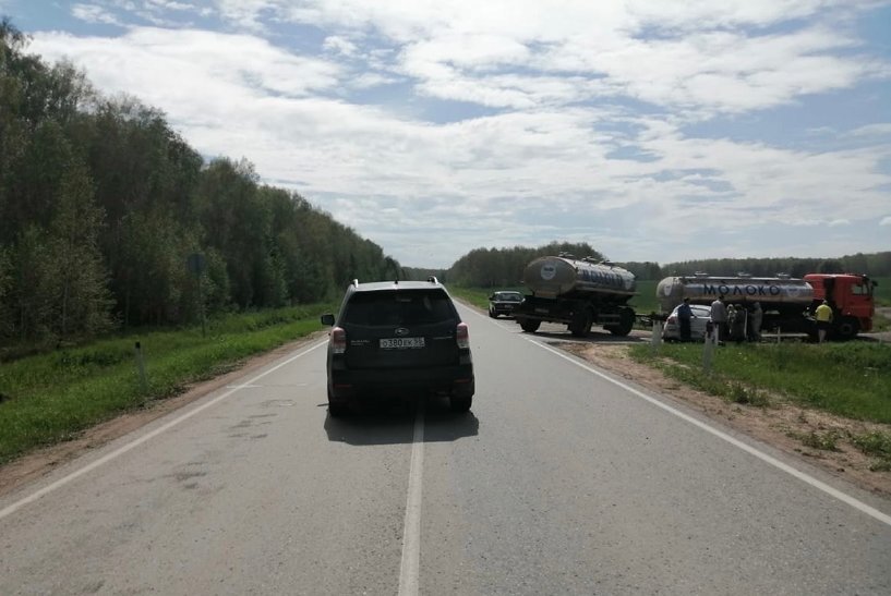 ДТП на трассе Омск - Тара    📷