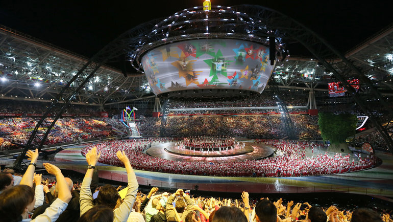    Церемония закрытия Универсиады в Казани. Global Look Press