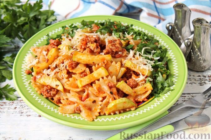 Спагетти с помидорами и фаршем — рецепт макарон и паста с пошаговыми фото