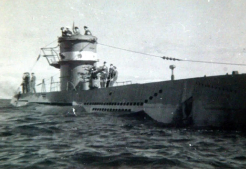Одна их немецких "семерок", может  быть и та самая U-1206 (по данным некоторых интернет-ресурсов)