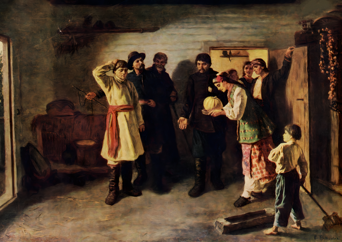Константин Трутовский "Отказ жениху", 1882 год. 