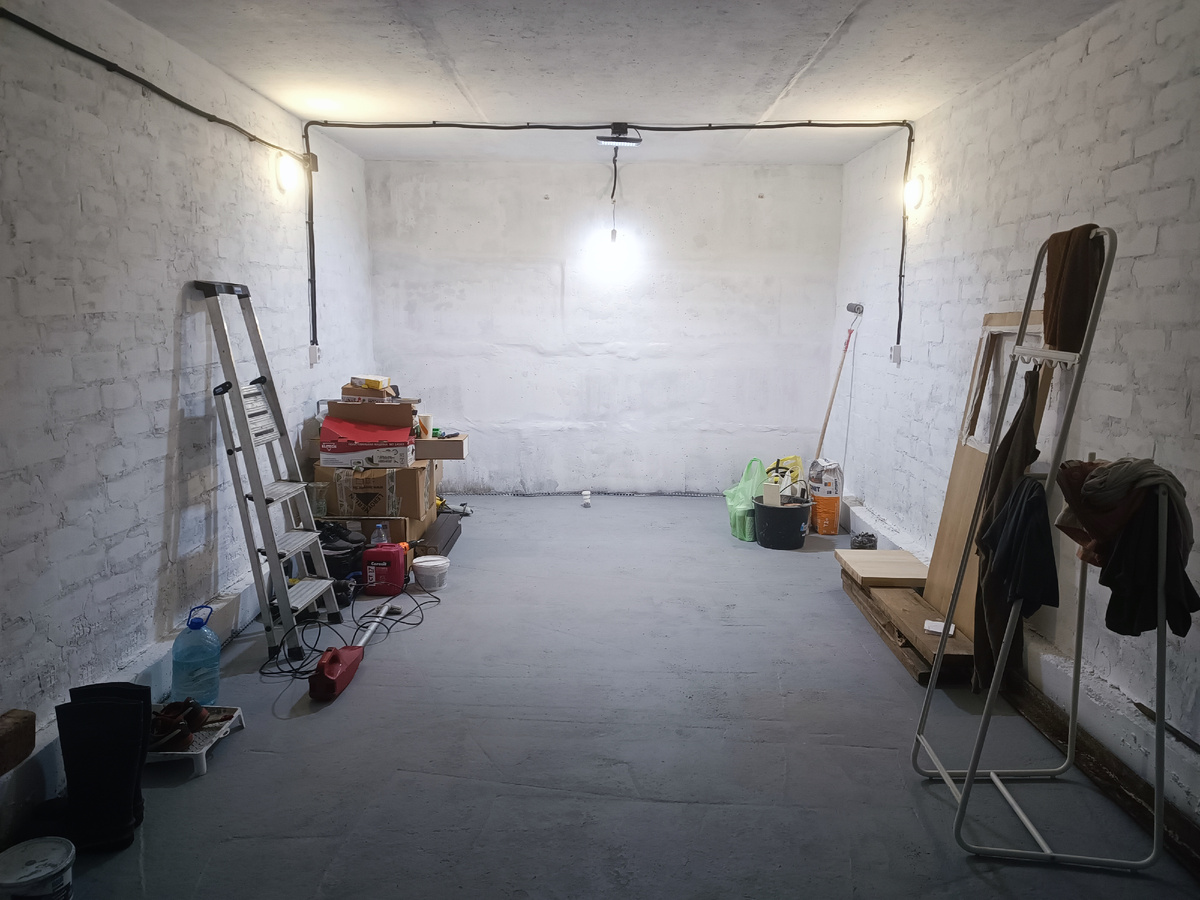 Текущие состояние гаража на 1 августа 2023 года