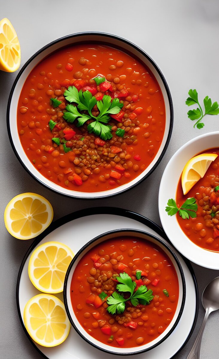 Турецкий чечевичный суп с томатным соком | Вкусные постные рецепты | Дзен