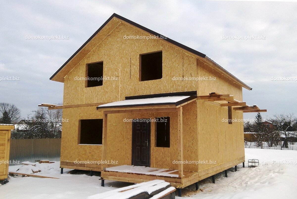 Построенный дом по проекту «Колеус»