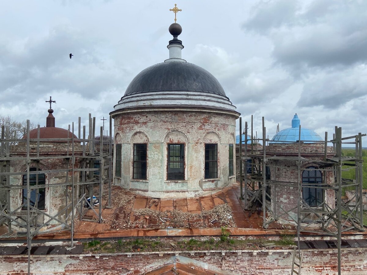 Купола Никольского собора. Фото 2022 г.