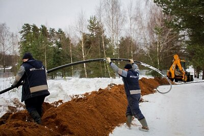   Строительство газопровода © Пресс-служба Министерства энергетики Московской области