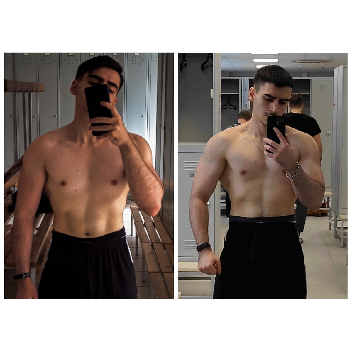 Разница в прогрессе два года назад и сейчас 