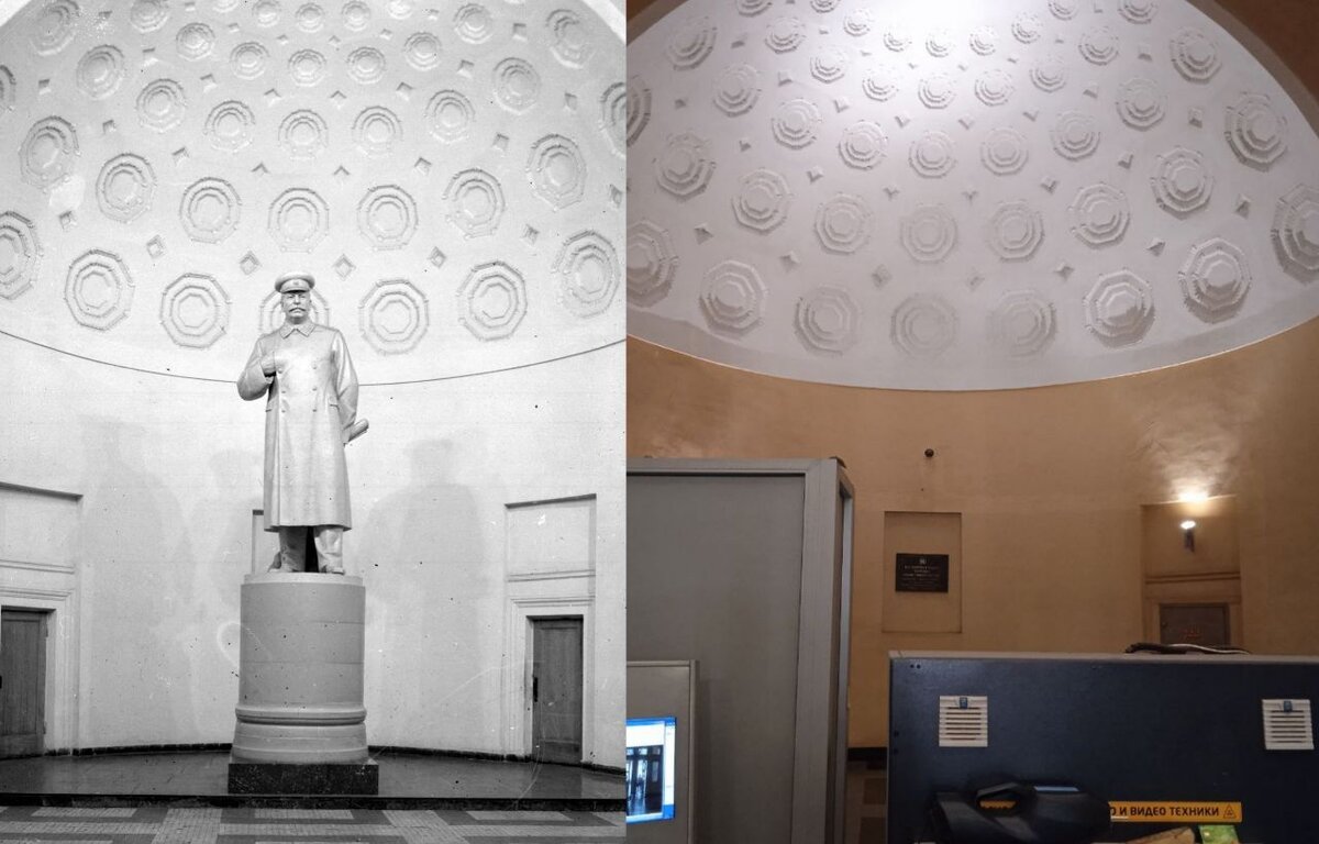 Обе фотографии сделаны с одной точки с разницей 72 года