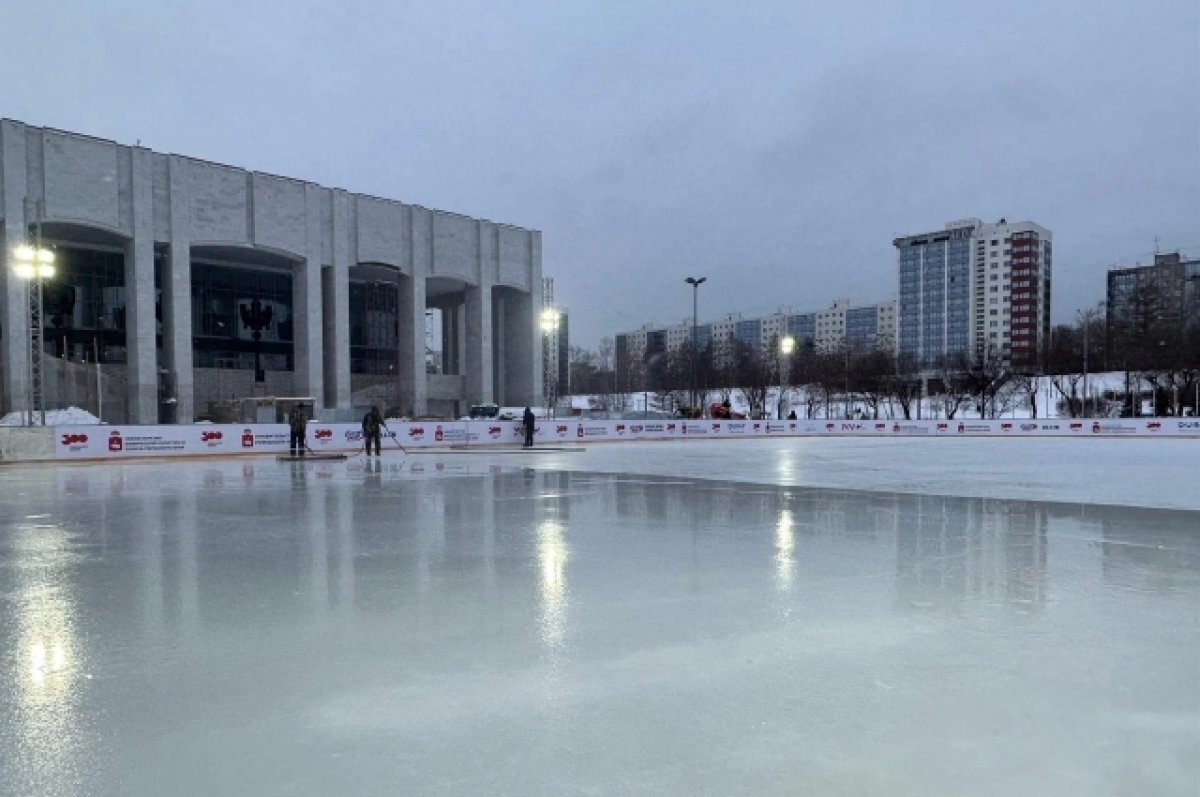    Главный каток Перми за два месяца посетили почти 32 тысячи человек